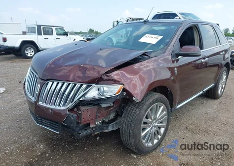 2012 Lincoln Mkx from USA, damaged, VIN 2LMDJ8JK9CBL18733